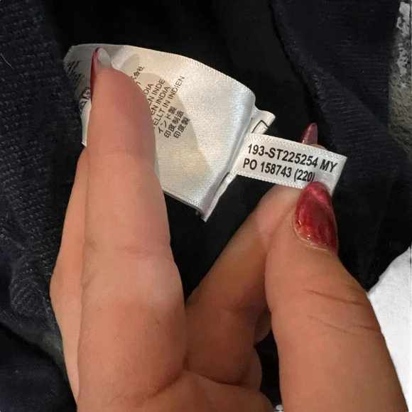 Tommy Bahama Men's Large Navy Blue Half Zip Mock Neck‎ Pullover Sweater - Picture 4 of 5